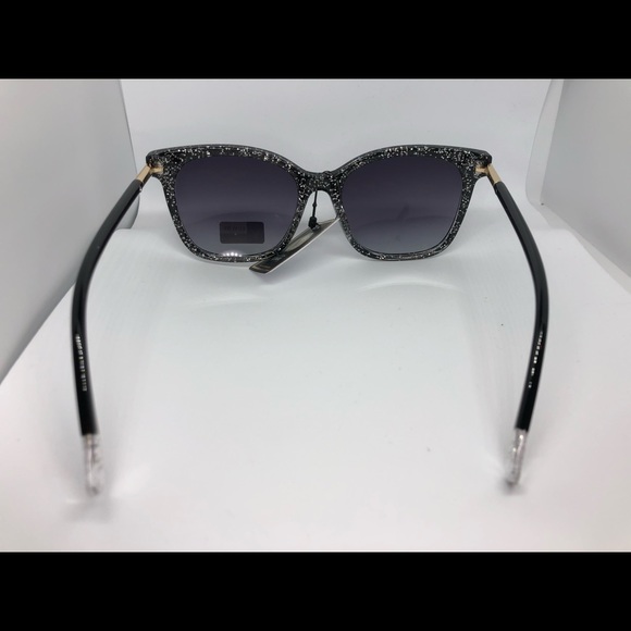 🆕 VG Black with Silver Sparkle Fashion Sunglasses - Picture 5 of 6